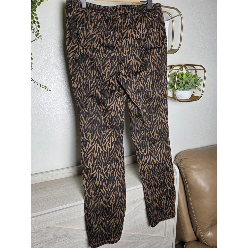 Chicos Womens Cropped Pants Mid Rise Pull On Stretch‎ size 5 - Picture 4 of 6